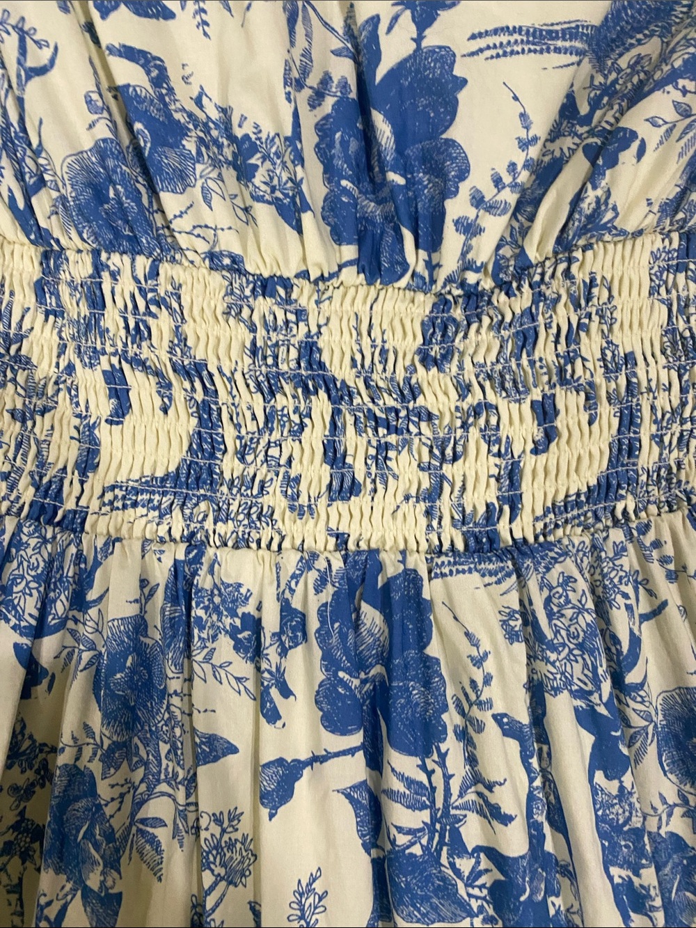Hyacinth House beautiful blue and white toile dress - Picture 6 of 7